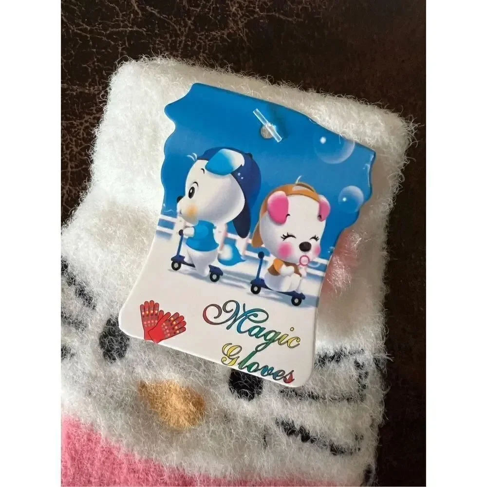 Hello Kitty Kids Plush Gloves